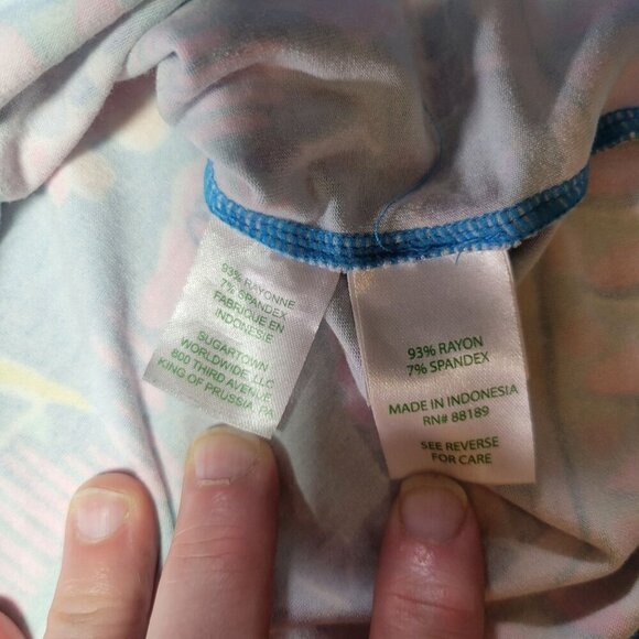 Lilly Pulitzer Sophiletta Tropical Floral Flamingo Cap Sleeve Dress Size XS - Picture 4 of 6